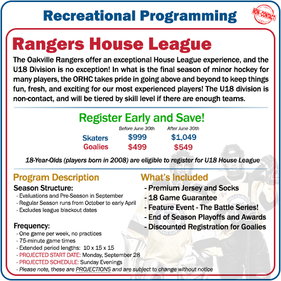 Recreational House League